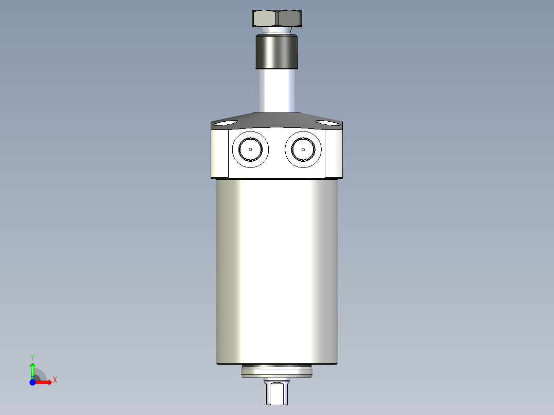 KOSMEKWHE1000-2ARD多系列多零件图纸模型前视图
