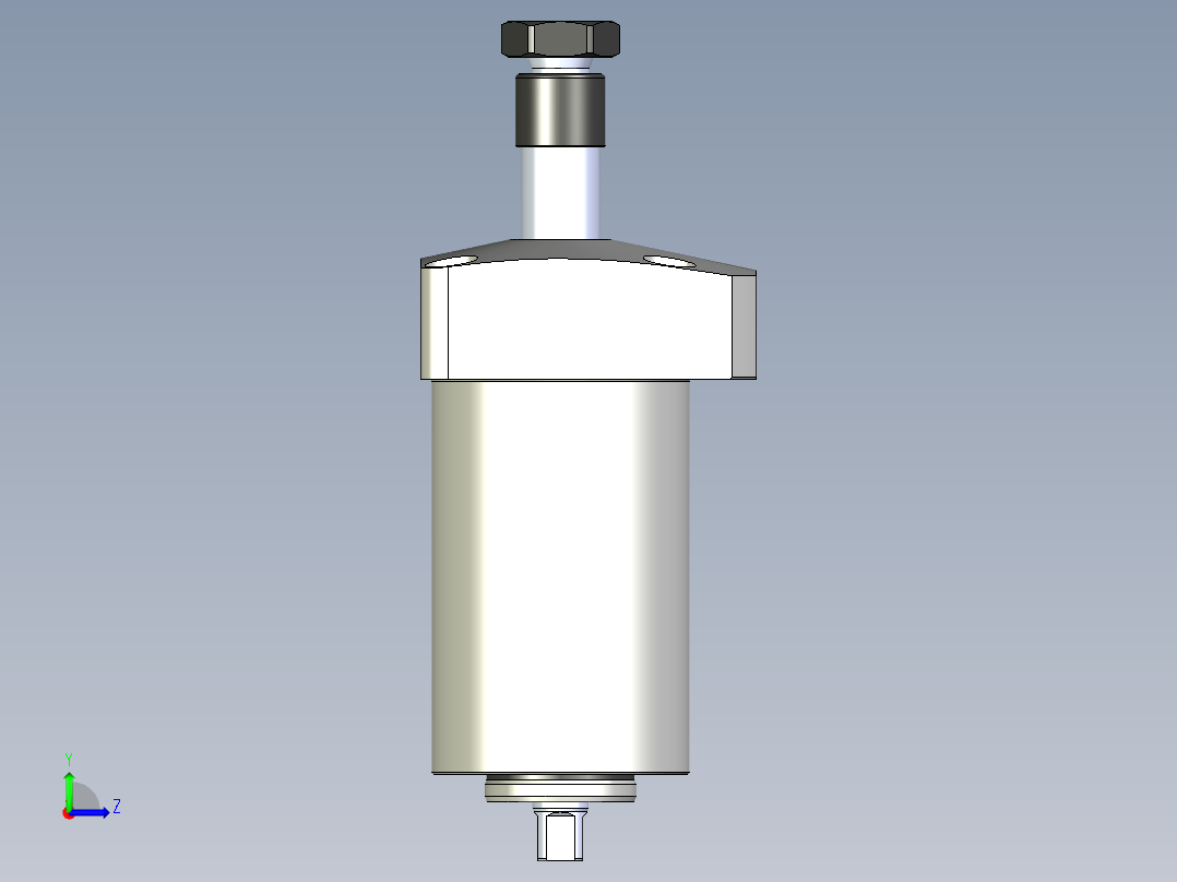 KOSMEKWHE1000-2ARD多系列多零件图纸模型左视图