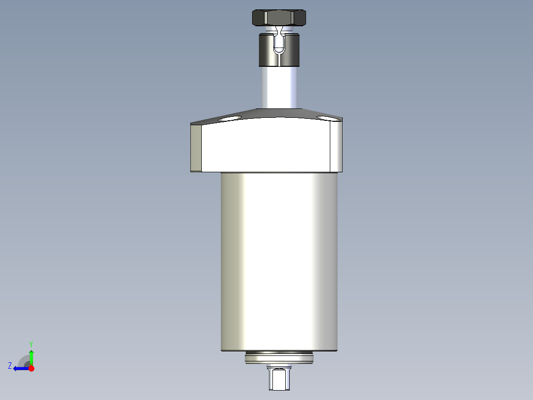 KOSMEKWHE1000-2ARD多系列多零件图纸模型右视图