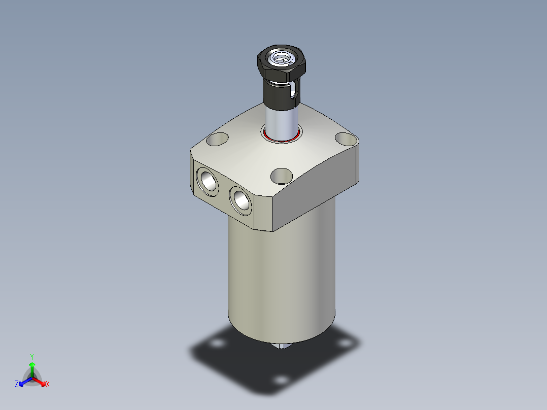 KOSMEKWHE1000-2ARD多系列多零件图纸模型正等轴测图