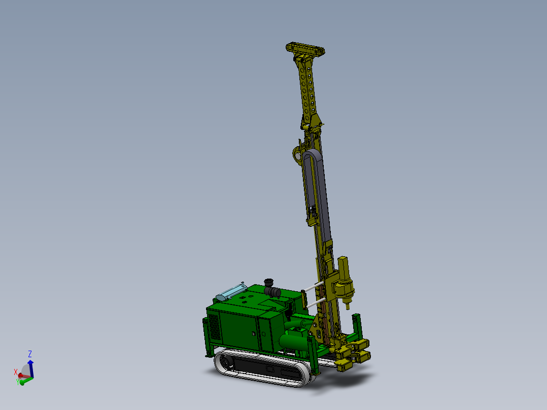 大型钻机三维模型