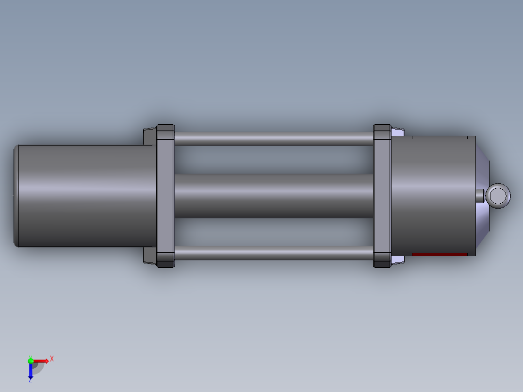 绞车 卷扬机 (29)俯视图