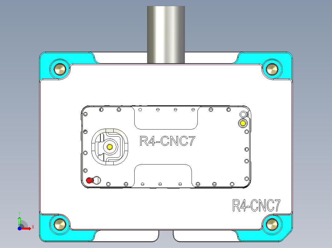 R4-笔记本CNC工装夹具三维模型CNC7-1017前视图
