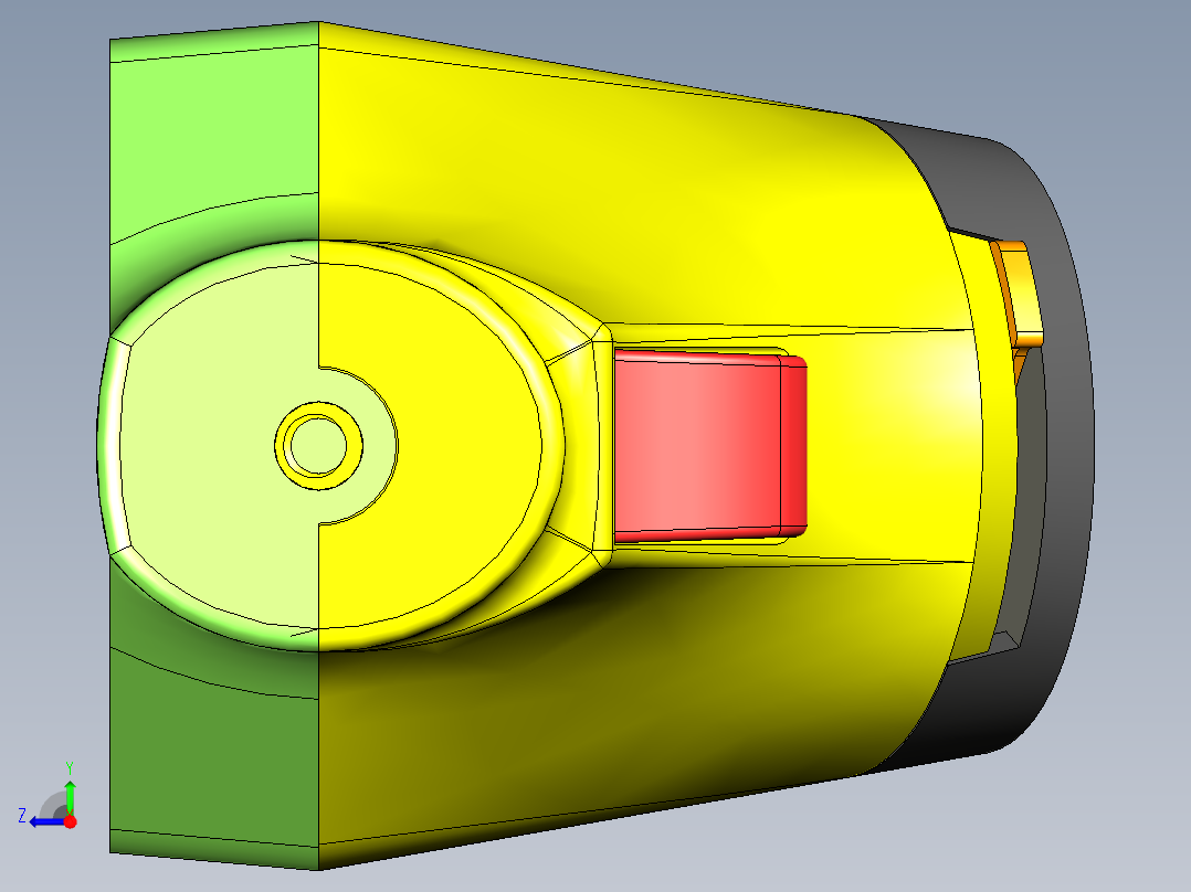 手持测温枪1513177右视图