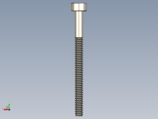 Screw_DIN_912_M1.6x20_A2.STEP公制内六角螺钉后视缩略图