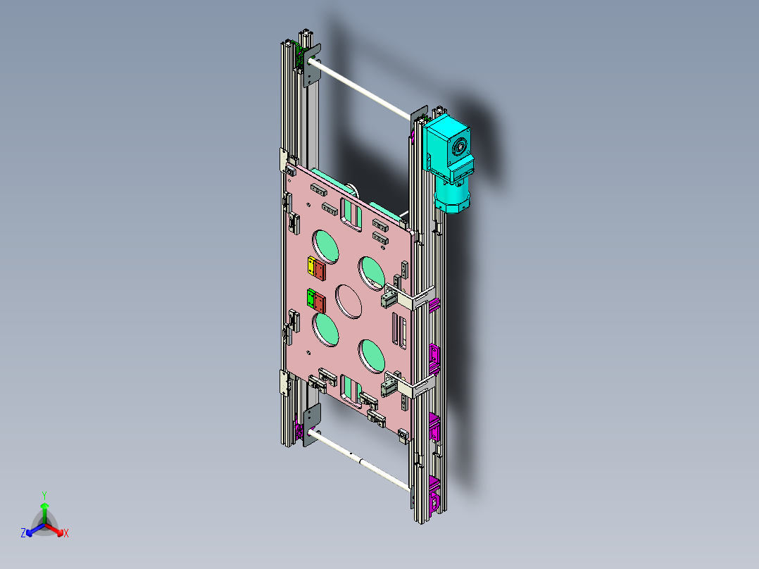 输送线与升降工作台一体化设计