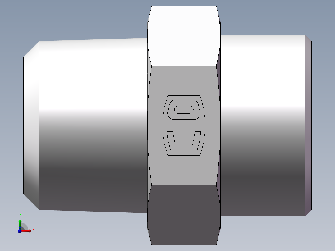 美制锥螺纹、1DN-36-16前视图