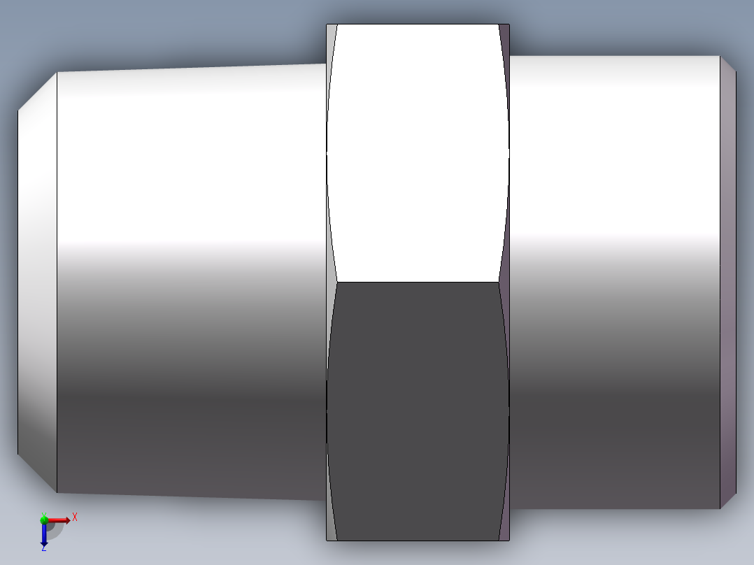 美制锥螺纹、1DN-36-16俯视图
