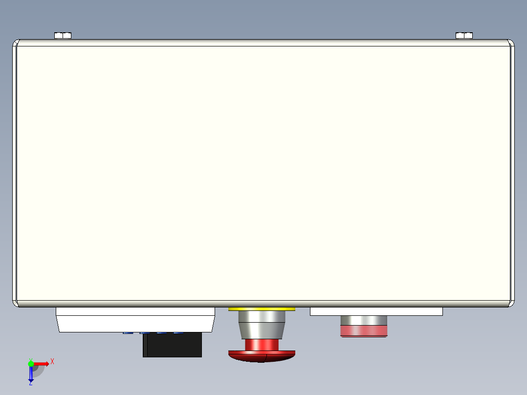 触屏控制柜俯视图