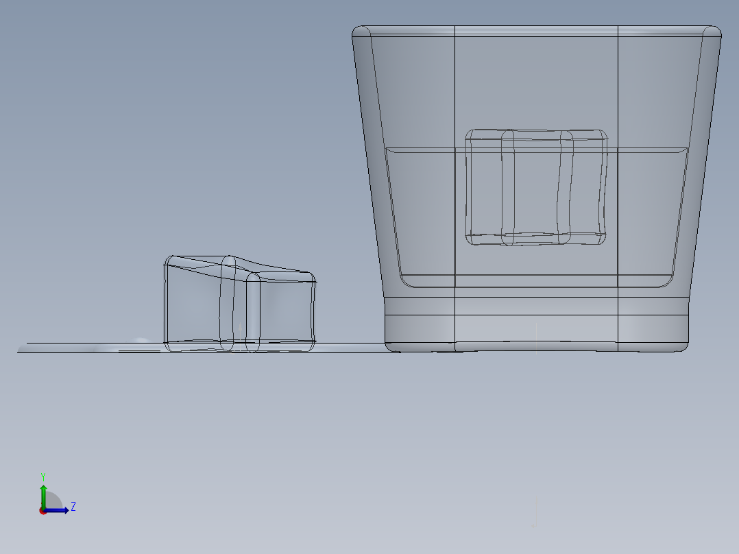 玻璃器子、杯子(30)左视图