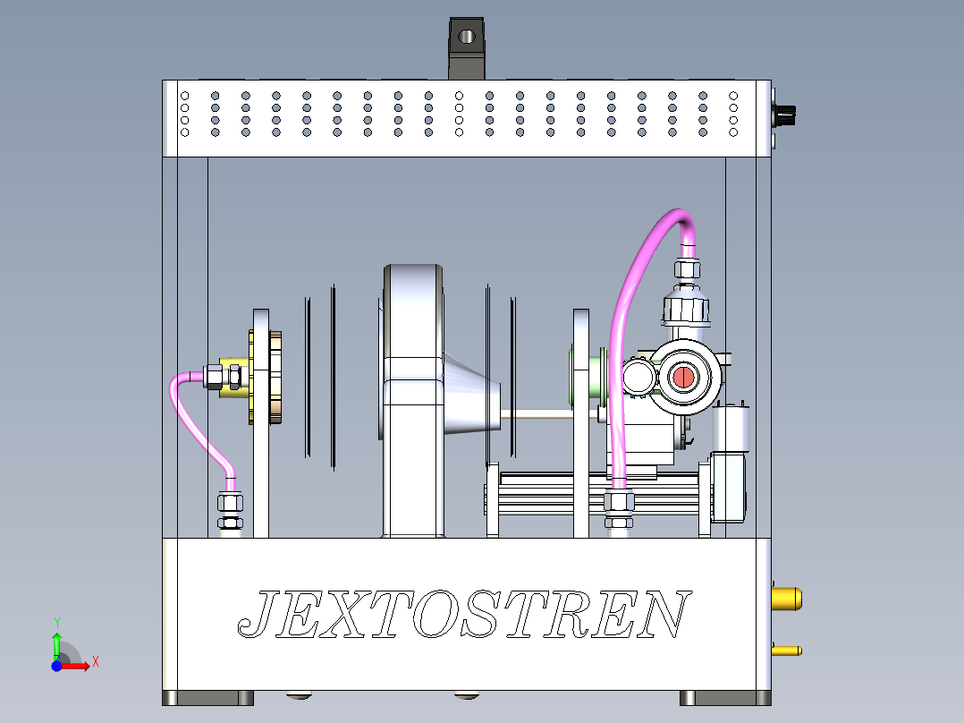 B3004005-斯特瑞姆 COVID-VENT可变容量控制呼吸机前视图