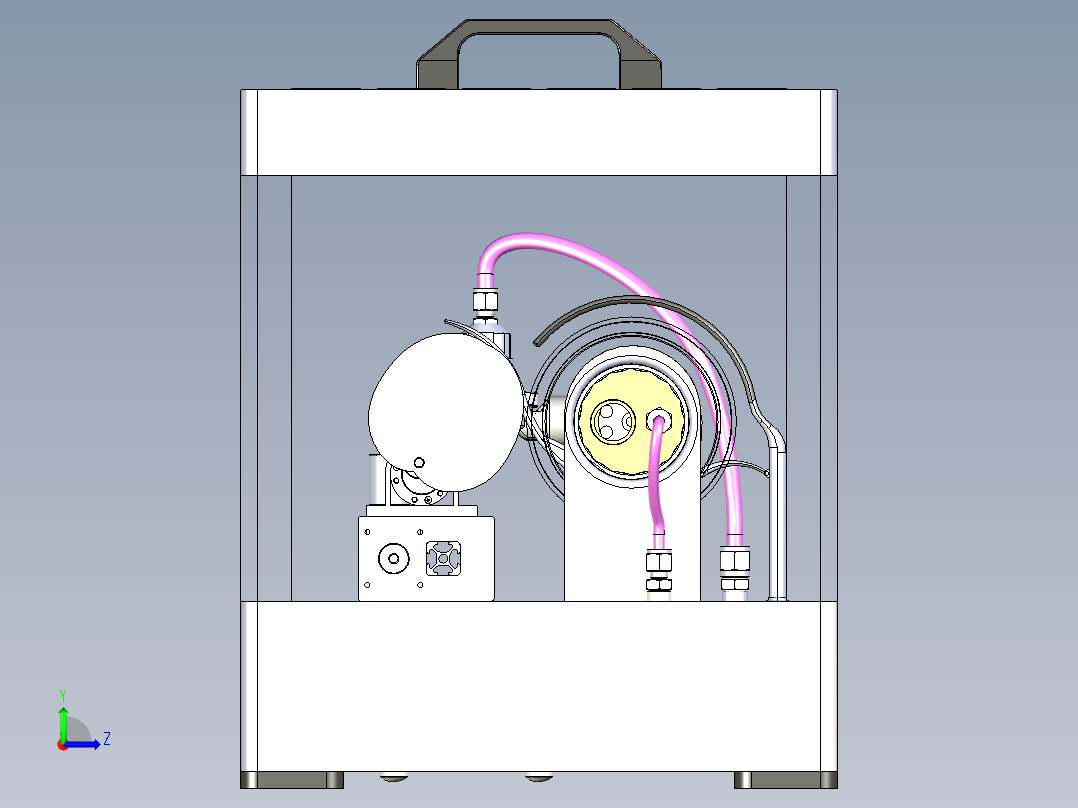 B3004005-斯特瑞姆 COVID-VENT可变容量控制呼吸机左视图