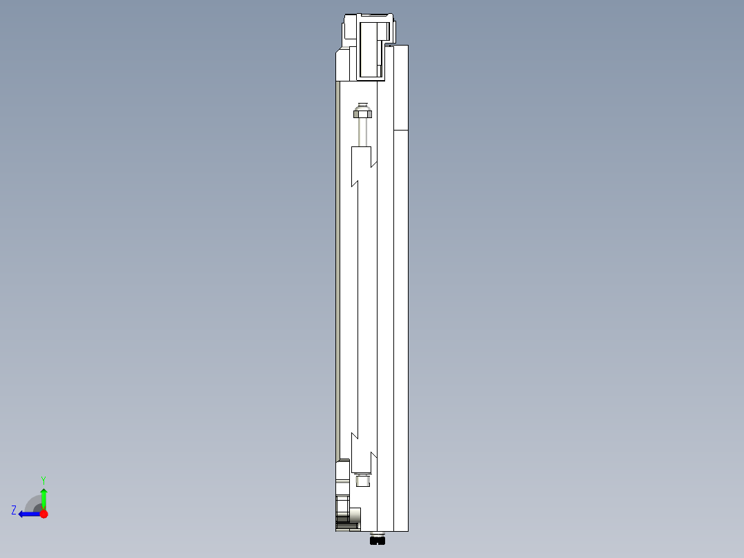 标准6U-VPX模块（带PCB）右视图