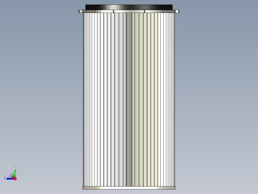 喷粉过滤快拆卡扣滤芯325x600右视缩略图