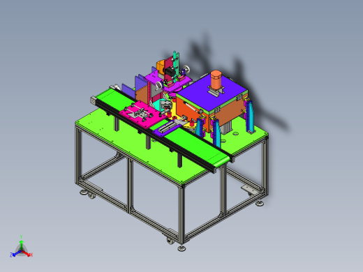自动组装套热缩管设备