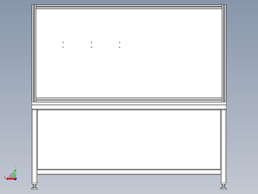 自动锁螺丝机后视图