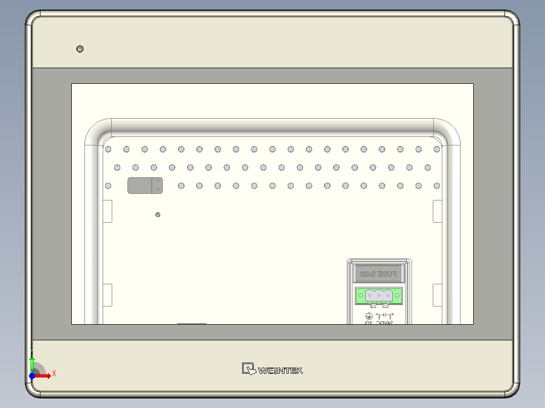 威纶通10寸触摸屏 MT8101iE-10.1前视图