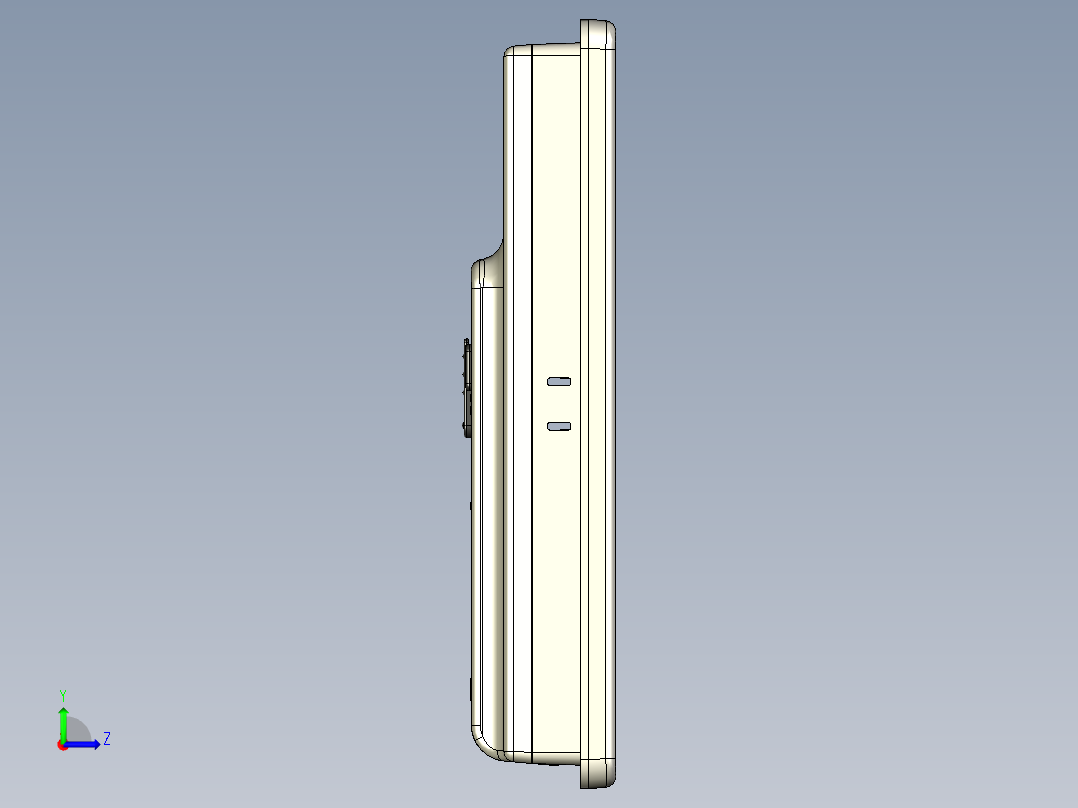 威纶通10寸触摸屏 MT8101iE-10.1左视图