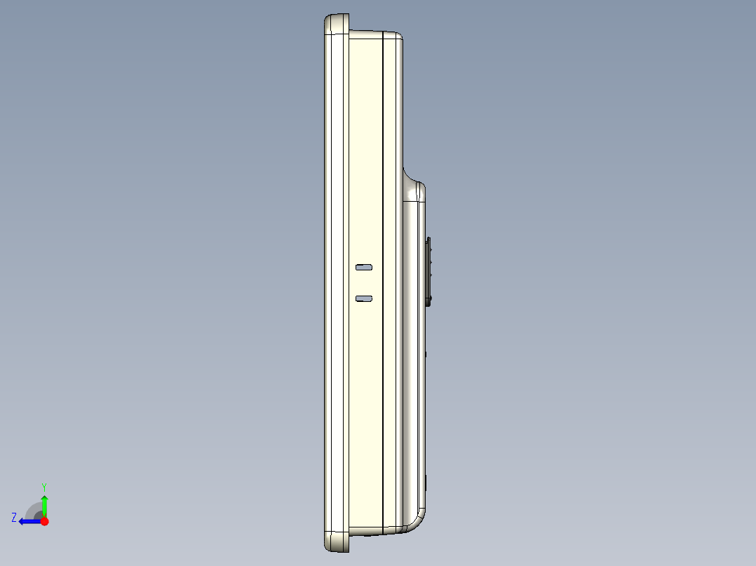 威纶通10寸触摸屏 MT8101iE-10.1右视图