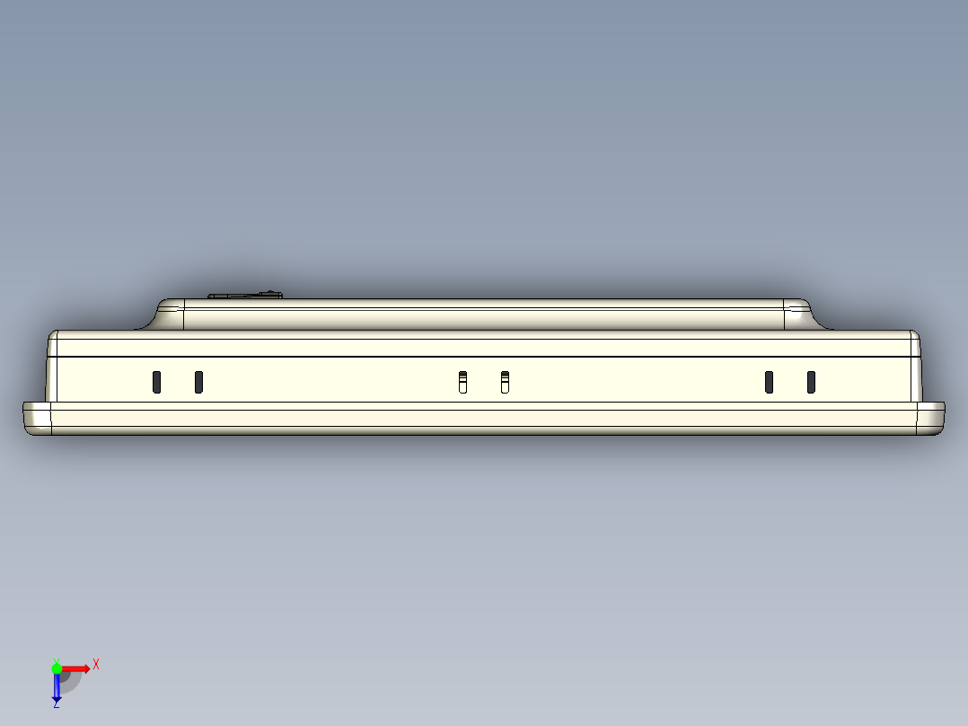 威纶通10寸触摸屏 MT8101iE-10.1俯视图