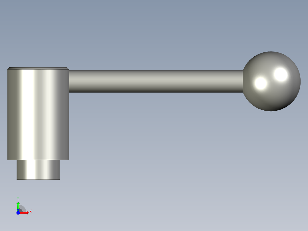 GN 312型D直径33 M12前视图