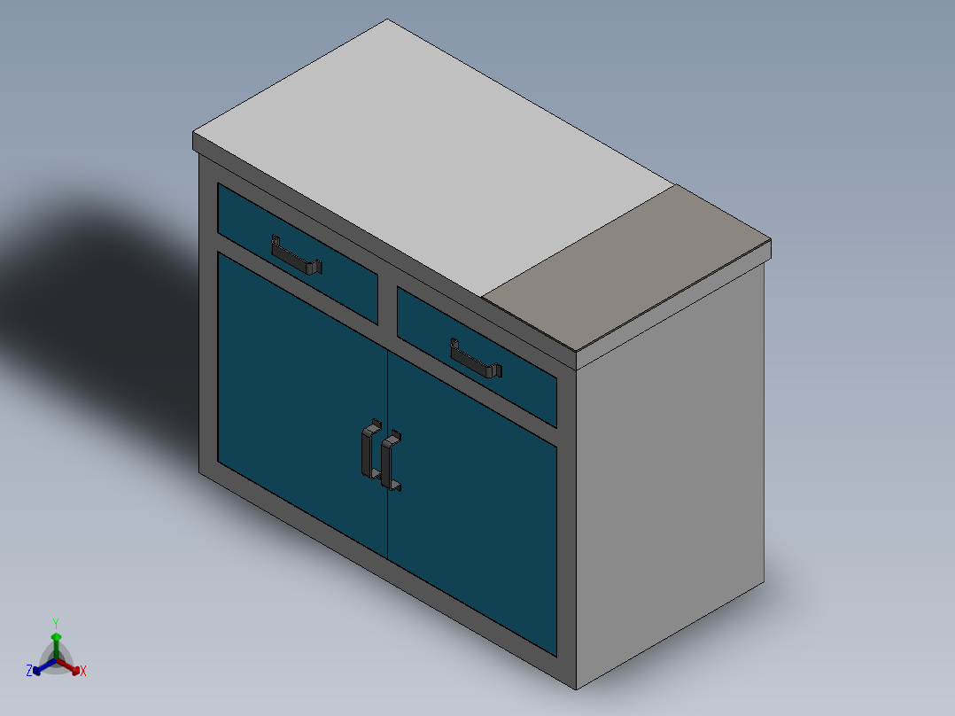 工作台workbench-150.snapshot.2--sw正等轴测图