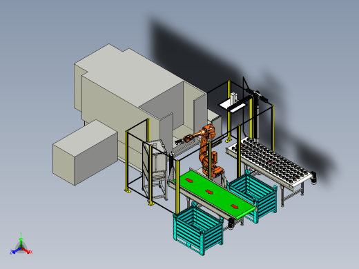 机床上下料+精加工去毛刺项目