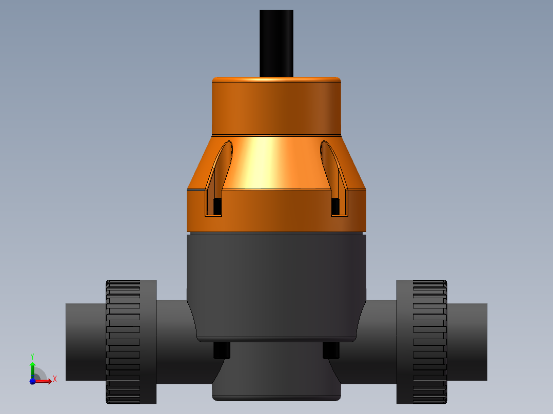 VALVE-ANGLE_DN25_PN10_U-PVC前视图