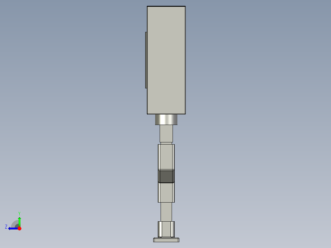 070000操作屏部件右视图