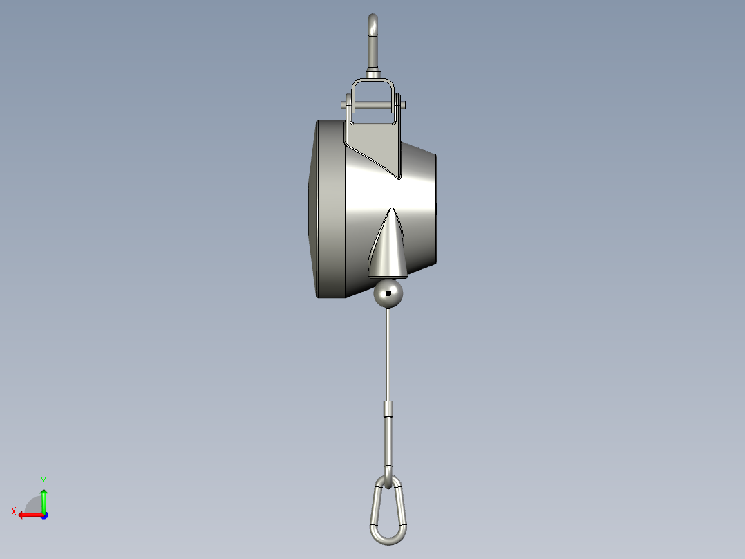 弹簧平衡器SHW-7后视图