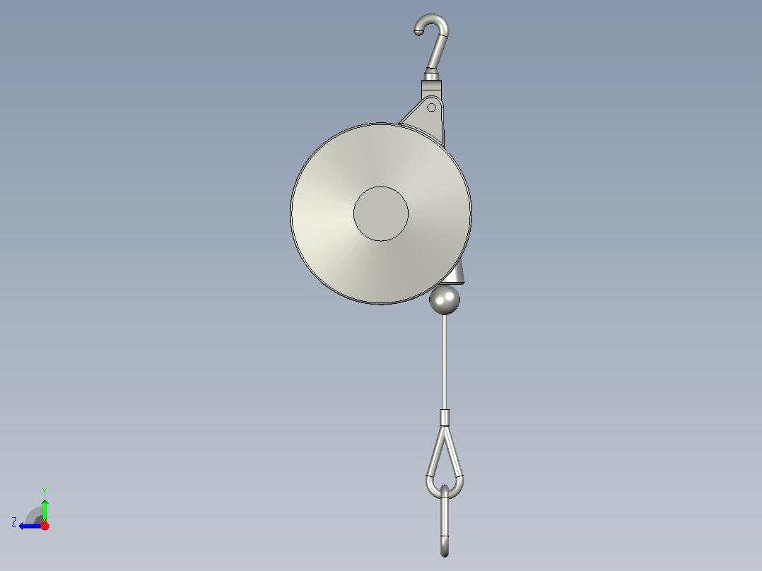 弹簧平衡器SHW-7右视图