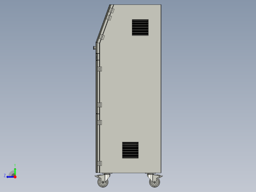 安防嵌入式斜面拼装控制机右视缩略图