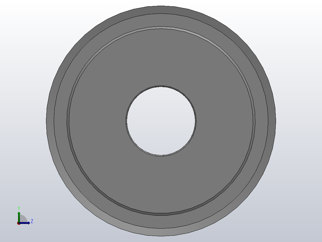小凸缘型凹顶抛物线型齿同步带轮P5M型_SP5MDC-40-10-dc20-A左视图