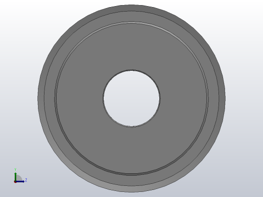 小凸缘型凹顶抛物线型齿同步带轮P5M型_SP5MDC-40-10-dc20-A左视缩略图