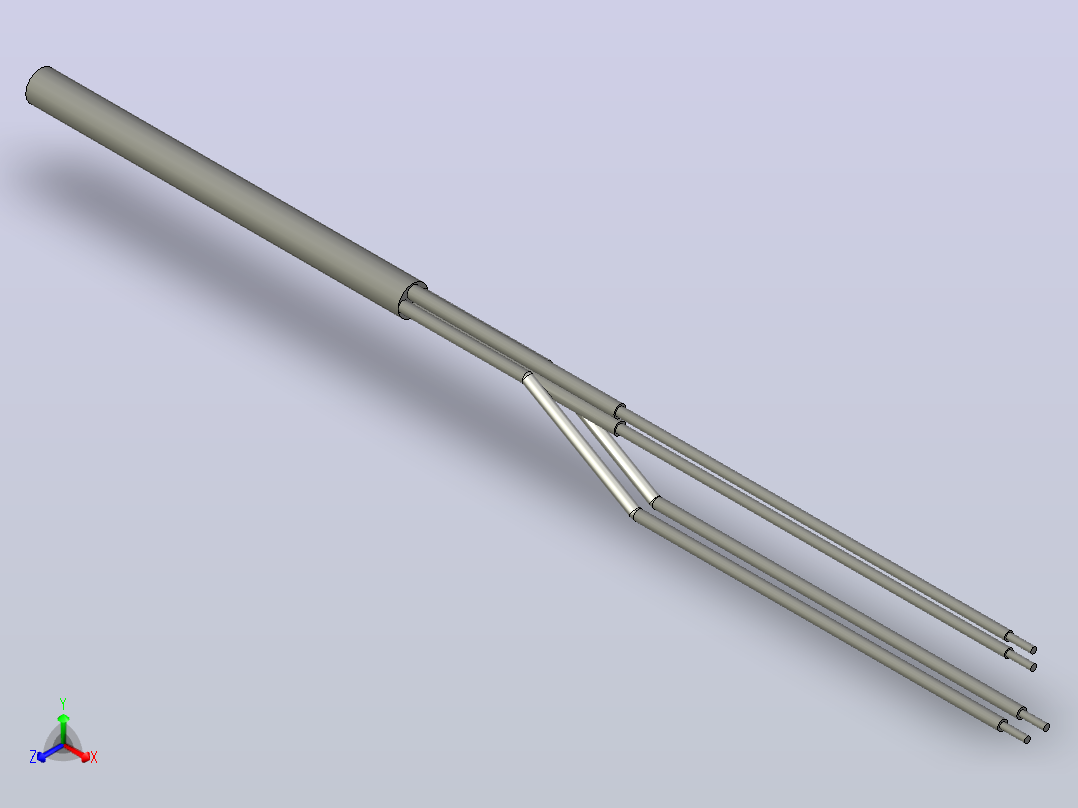 加热器ZIM94-D12-L150-W300-V220主视图