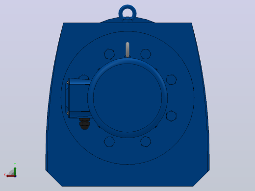 RF167法兰轴伸式安装斜齿轮减速机RF167-Y15-4P-160L-M1-0°-Φ550后视缩略图