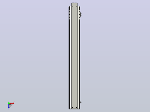 SYS14-1000-BM-200W滚珠花健、支撑座、滚珠丝杠、交叉导轨、直线模组.STEP俯视缩略图