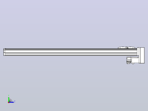 滚珠丝杠直线轴内置导轨TPA-GCR-50-1210C-L750-MP-M10-N3左视缩略图
