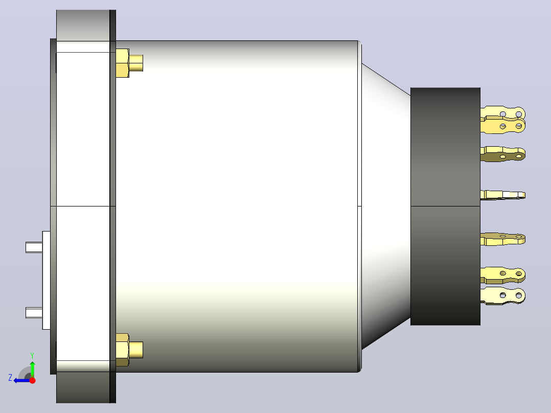 JS11S系列时间继电器[JS11S-05-9P9S-DC220V]右视图