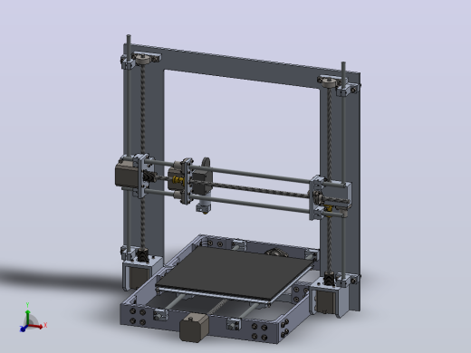 Prusa i3v的3D打印机