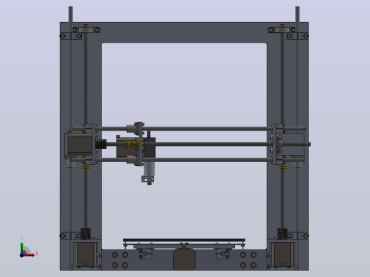 Prusa i3v的3D打印机前视缩略图