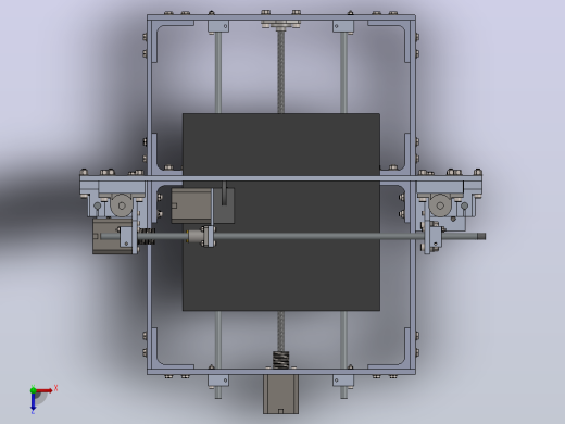 Prusa i3v的3D打印机俯视缩略图