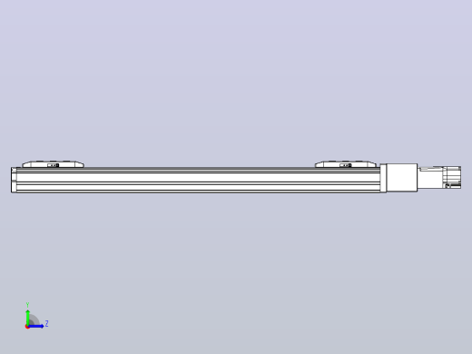 滚珠丝杠线性轴TPA-GCRS-50-1205C-L200-M-M10-N3左视缩略图