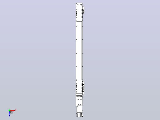 滚珠丝杠线性轴TPA-GCRS-50-1205C-L200-M-M10-N3俯视缩略图