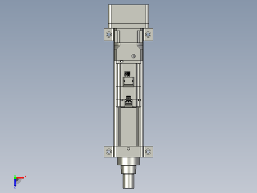 轻载电动缸TPA-ESR80-2510C-L200-MR-LB-W-P75-JX-C3俯视缩略图