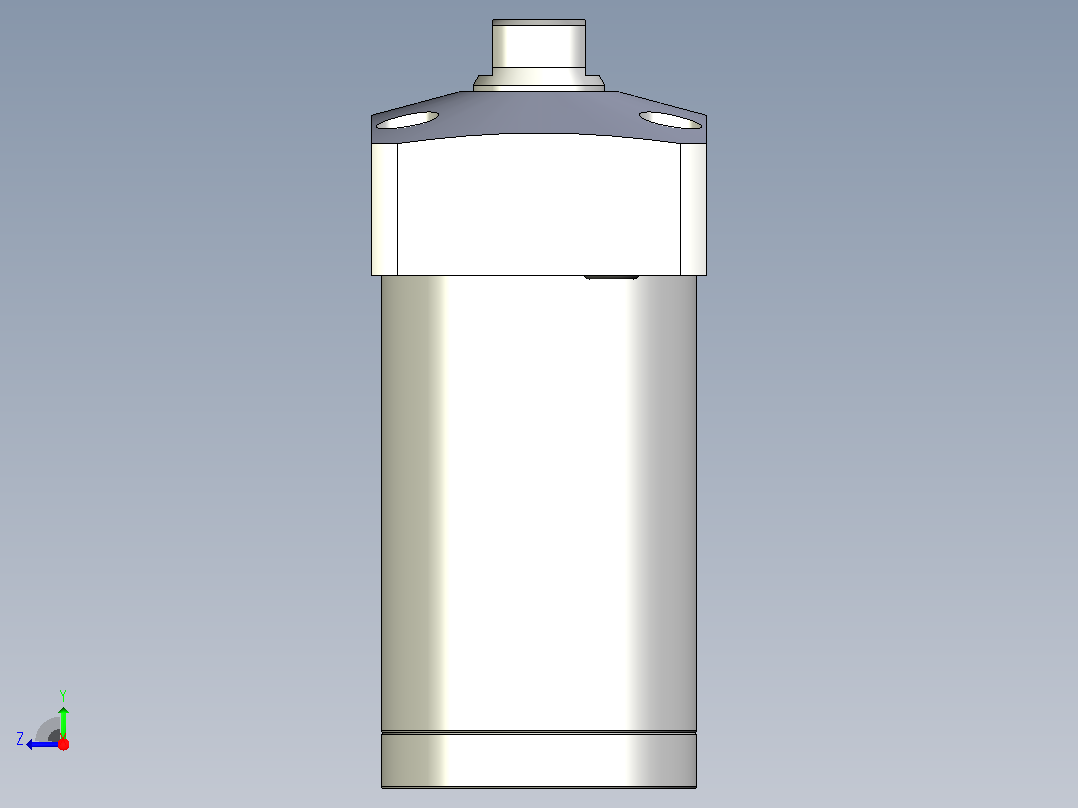 HLLW0481-CAJ-070拉式气检夹紧器右视图