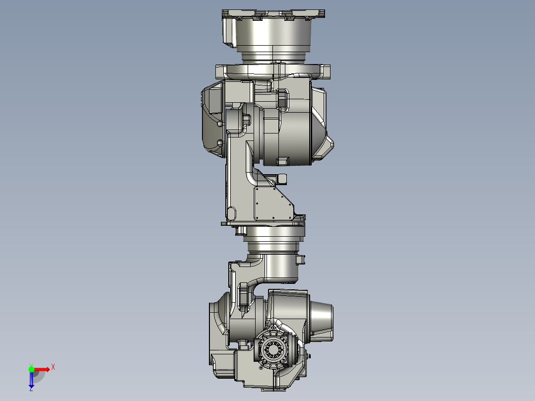 那智机器人nachi-robotics-mr35-mr50-7-axis-industrial-robot-35kg-50kg stp俯视图