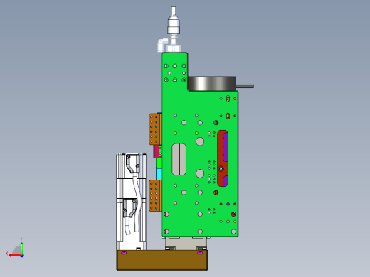 结构详细的ccd自动锁螺丝机后视缩略图
