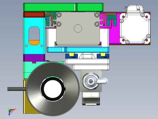 结构详细的ccd自动锁螺丝机俯视缩略图