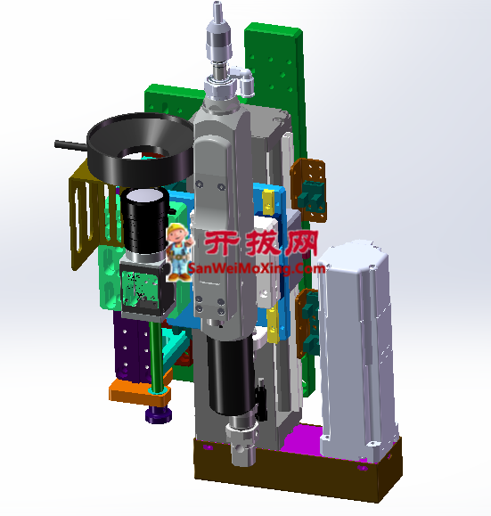 结构详细的ccd自动锁螺丝机